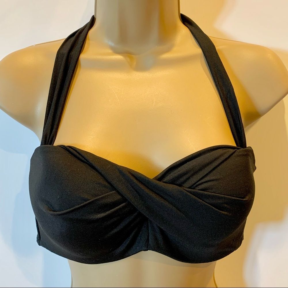 Coco‎ Reef Black Swim Bra 36/38D